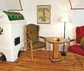 Rakouský hotel Jagdschloss s posezením