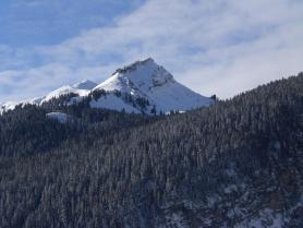 Rakouský vrcholek Abendspitze