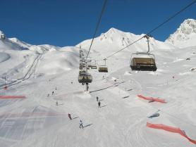 Tyrolsko - lanovka ve skiareálu Ischgl
