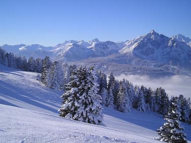 Tyrolsko - část hory Patscherkofel