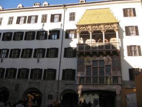 Innsbruck - gotický arkýř "Zlatá stříška"