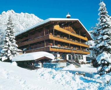 Tyrolský hotel Alphof v zimě