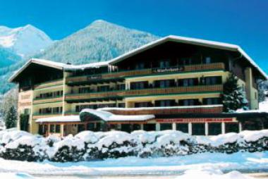 Rakouský hotel Klockerhaus v zimě