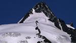 Pohled na vrchol Grossglockner, Tyrolsko